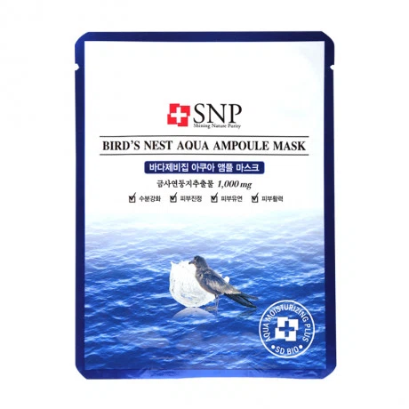 Mặt nạ tinh chất ngọc trai đen SNP Black Pearl Renew Black Ampoule Mask (25ml)
