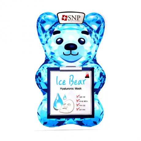 Mặt nạ dưỡng ẩm gấu băng SNP Ice Bear Hyaluronic Mask (33ml)