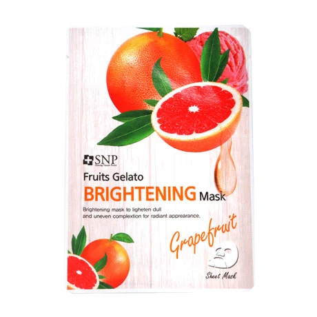 Mặt nạ dưỡng trắng tinh chất bưởi xay đông lạnh SNP Brightening Mask (25ml)