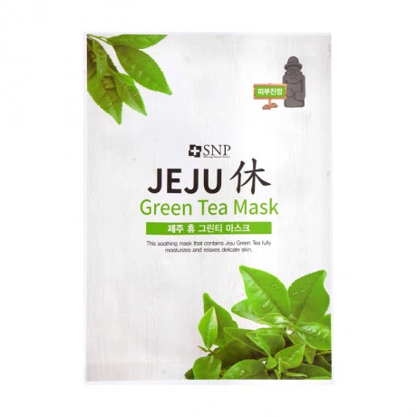 Mặt nạ dưỡng tinh chất trà xanh SNP Jeju Green Tea Mask (22ml)