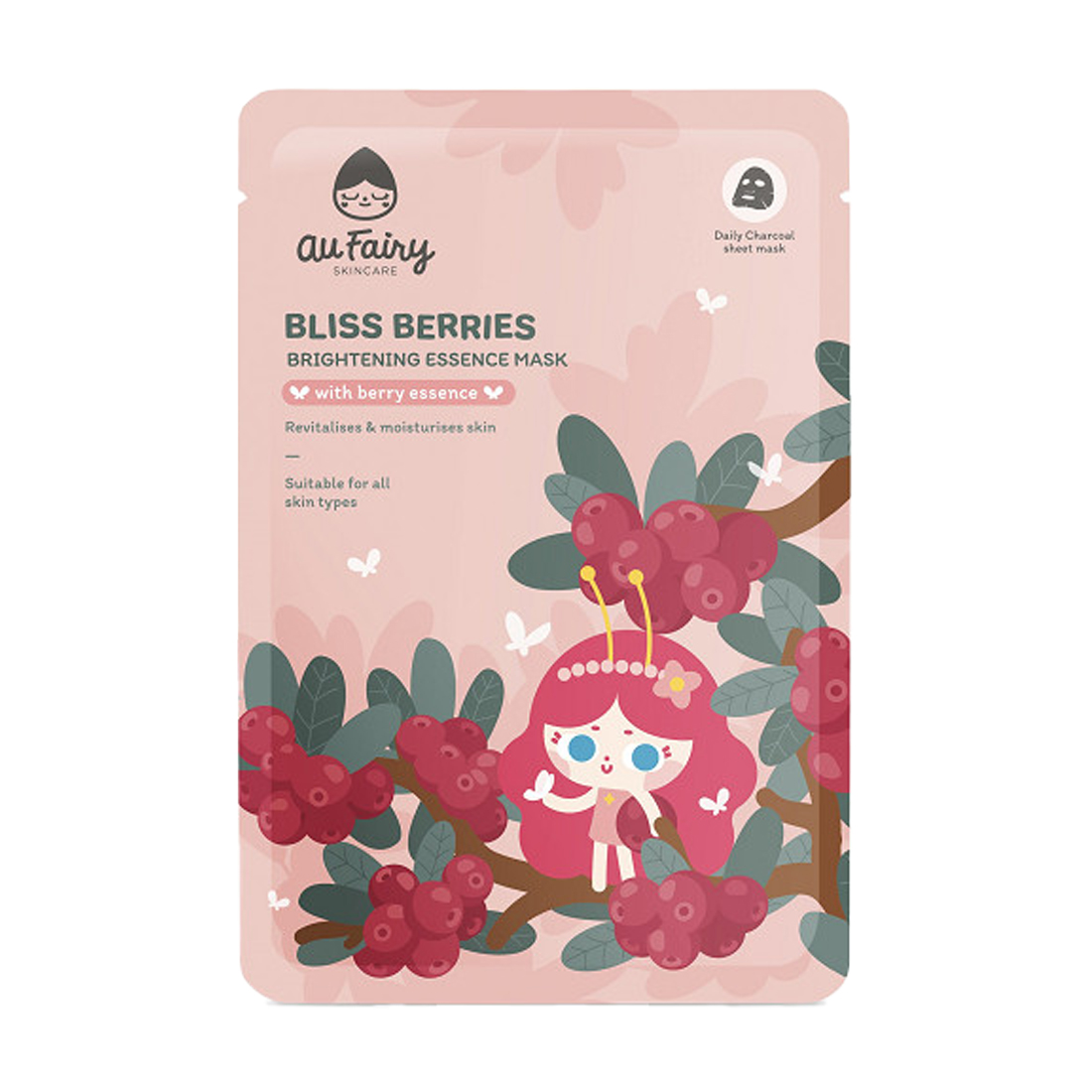 Mặt nạ dâu tằm sáng da Au Fairy Bliss Berries Mask (25ml)