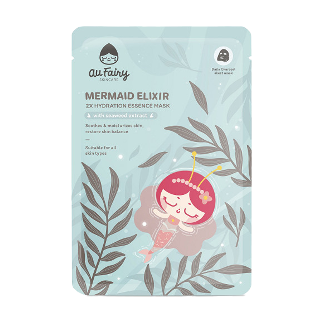 Mặt nạ đen tảo biển dưỡng ẩm Au Fairy Mermaid Elixir Mask (25ml)