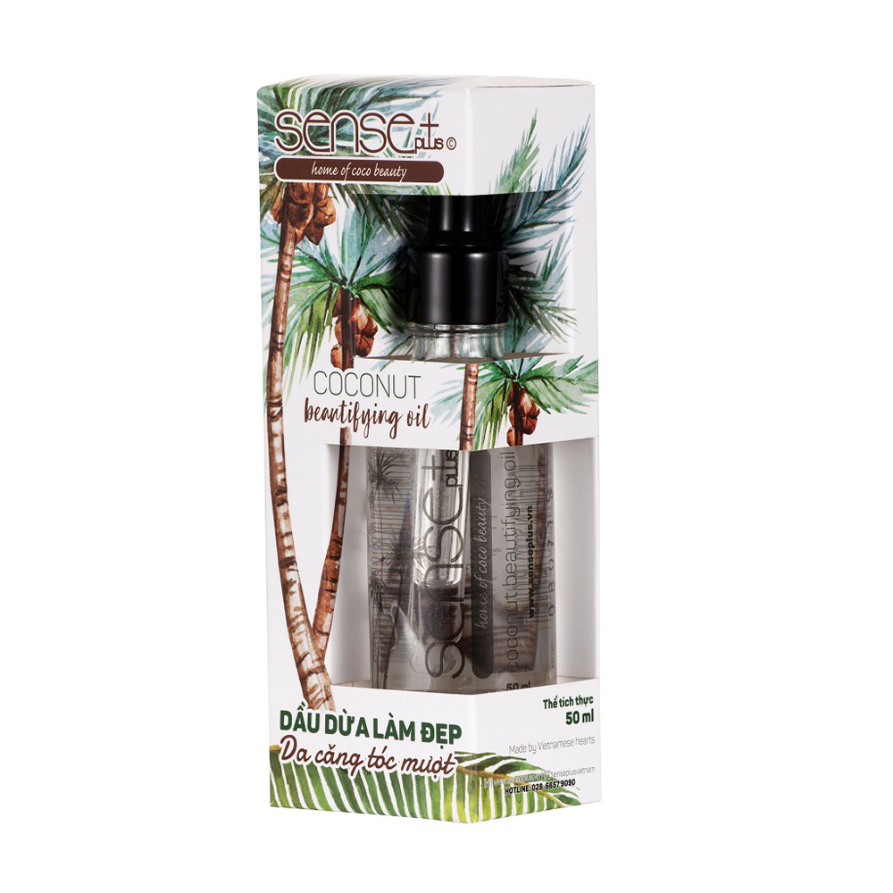 Tinh dầu dừa Sense+ Coconut Beautyfing Oil (50ml)