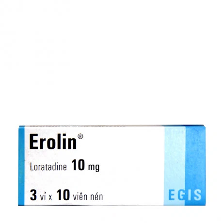 Erolin tab 10 mg (3vix 10vien)