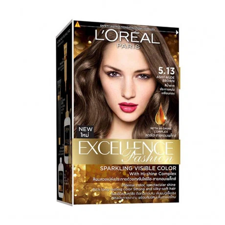 Thuốc nhuộm tóc L'Oreal Excellence Fashion 5.13 nâu ánh tro