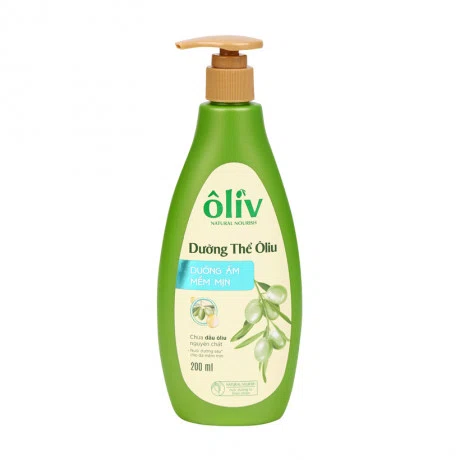 Sữa dưỡng thể oliu dưỡng ẩm mềm mịn Ôliv (200ml)