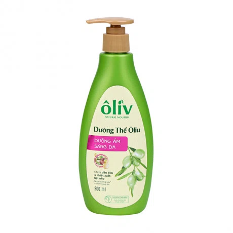 Sữa dưỡng thể oliu dưỡng ẩm sáng da Ôliv (200ml)