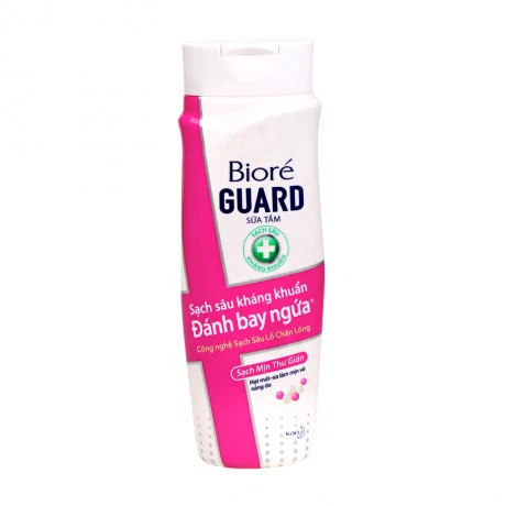 Sữa tắm sạch sâu kháng khuẩn thư giãn Bioré Guard (220g)