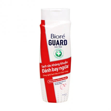 Sữa tắm sạch sâu kháng khuẩn năng động Bioré Guard (220g)