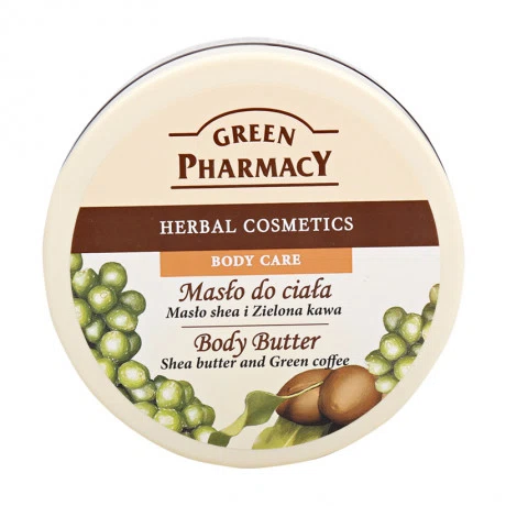 Bơ dưỡng thể chiết xuất bơ hạt mỡ & cà phê xanh Green Pharmacy Body Butter (200ml)