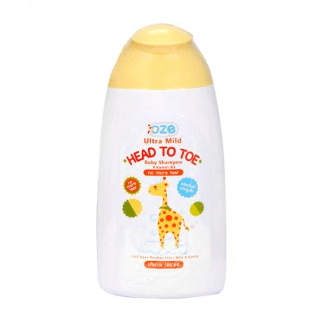 Dầu tắm gội cho trẻ sơ sinh và trẻ nhỏ Oze Vitamin B5 (180ml)