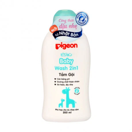 Sữa tắm gội 2 trong 1 chiết xuất Jojopa Pigeon (200ml)