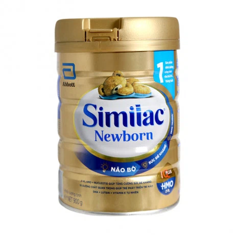 Sữa bột cho trẻ từ 0-6 tháng tuổi Similac Newborn IQ Plus 1 (900g)