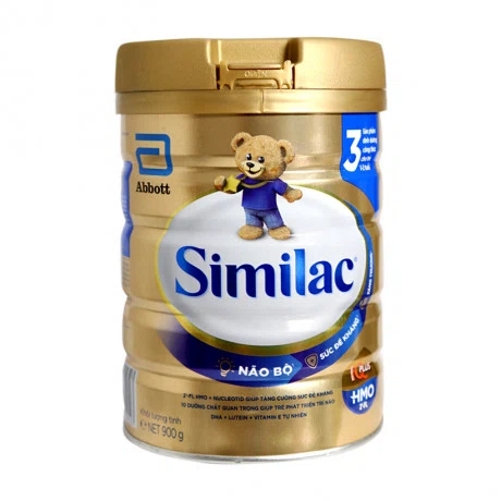 Sữa bột cho trẻ từ 1-2 tuổi Similac IQ Plus 3 (900g)