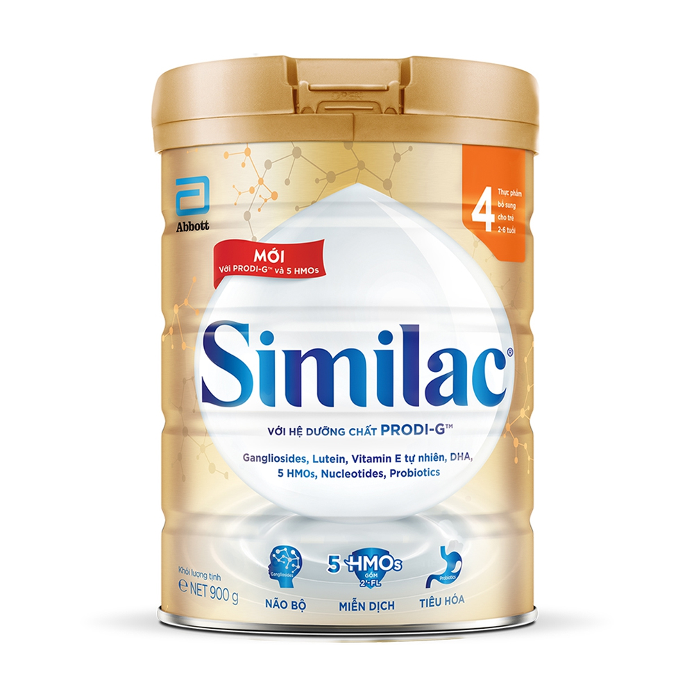 Sữa bột cho trẻ từ 2-6 tuổi Similac IQ Plus 4 (900g)