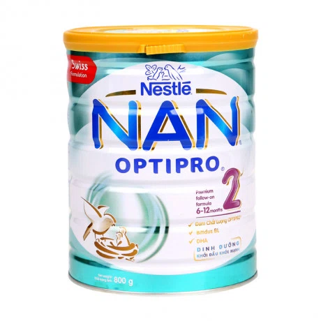 Sản phẩm dinh dưỡng cho trẻ từ 6-12 tháng tuổi Nan Optipro 2 (Hộp 900g)