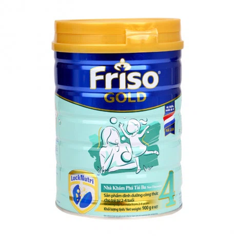 Sữa bột dành cho trẻ từ 2-4 tuổi Frisolac Gold 4 (900g)