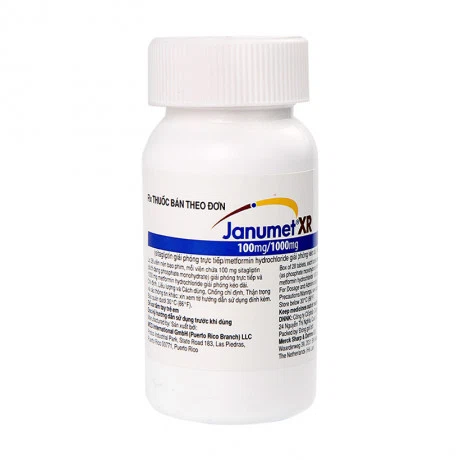 Janumet XR 100mg/1000mg  (Chai 28vien)
