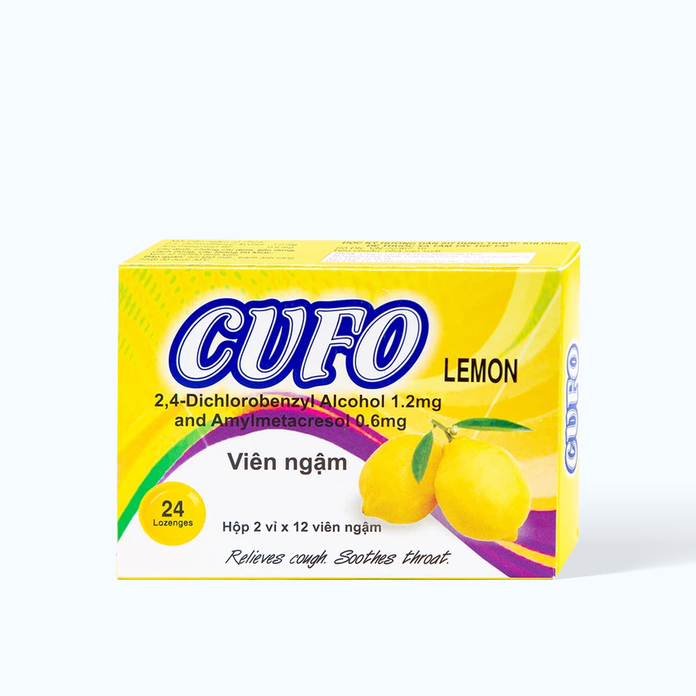 Cufo Lozenges(2vix12vien) Lemon