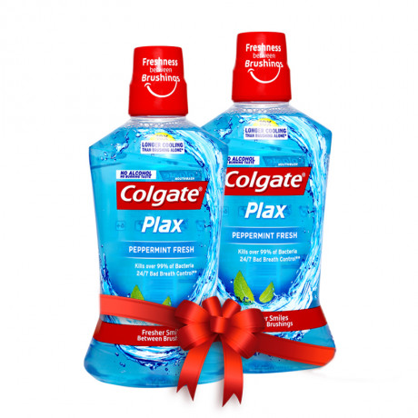 Nước súc miệng  hương bạc hà sảng khoái Colgate Plax (500ml) 