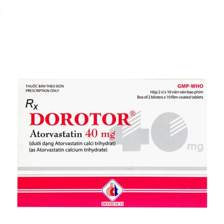 Dorotor 40mg ( 2vi x 10vien)