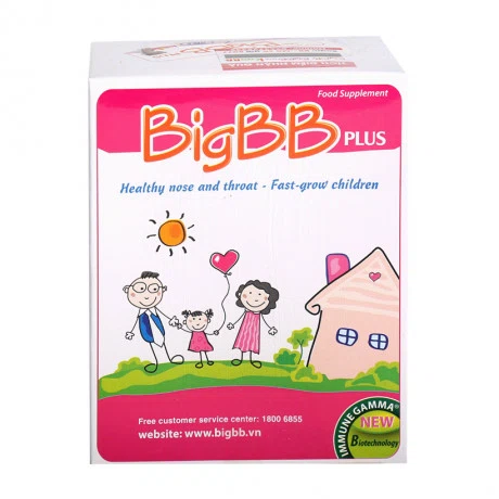 Big Bb Plus Com Giam Trieu Trung Viem Ho Hap Cho Tre Em (16Goi X 3G)