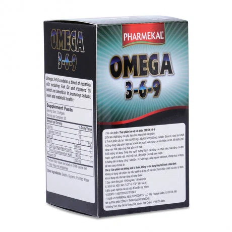 Pharmekal Omega 369  (Hop 100Vien)