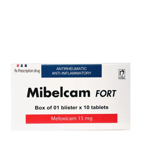 Mibelcam Fort 15mg (1 vỉ x 10 viên/hộp)