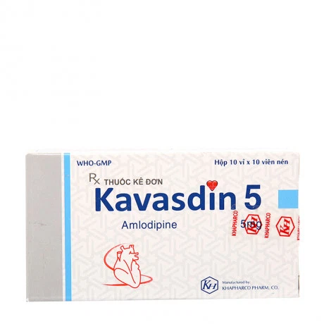 Kavasdin 5mg (10Vi x 10Vien)