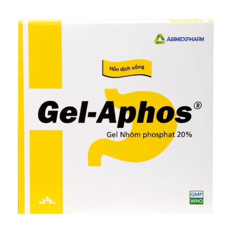 Đổi mã mới P18100 - Thuốc điều trị viêm dạ dày, loét dạ dày - tá tràng Gel-Aphos 20% (20 gói x 20g/hộp)