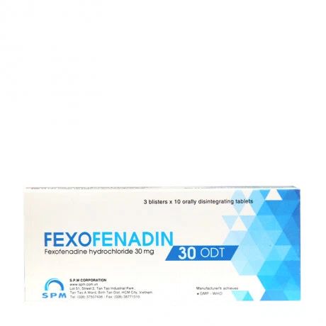 Fexofenadin 30 OTD (3vi x 10vien)
