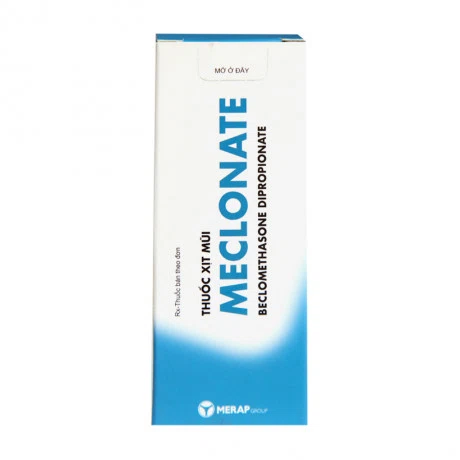 Thuốc xịt mũi Meclonate 50mcg phòng và điều trị viêm mũi dị ứng (chai 150 liều)