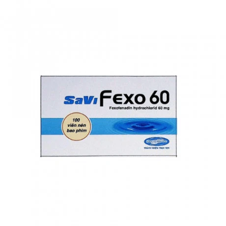 SaviFexo 60mg (Hộp 1 chai 100 viên)