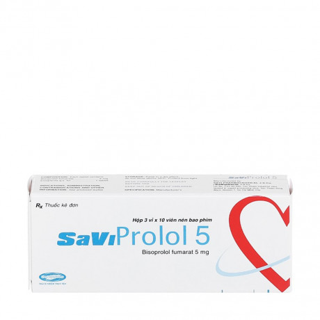 savi prolol 5mg (3Vi x 10Vien)