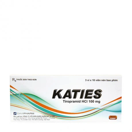 Katies 100mg (3 vỉ x 10 viên)