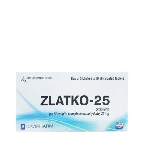 Zlatko 25mg (3Vi x 10Vien)
