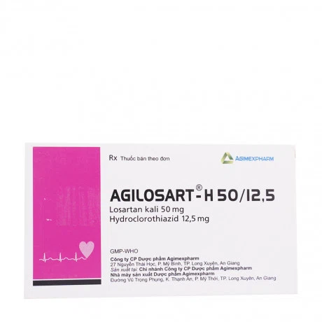Agilosart-H 50/12,5mg (3vi x10vien)