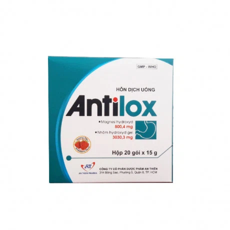 Hỗn dịch uống Atirlic điều trị viêm dạ dày cấp và mạn tính, đầy hơi, chướng bụng (hộp 20 gói)