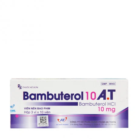 Bambuterol 10mg A.T(3vi x 10vien)