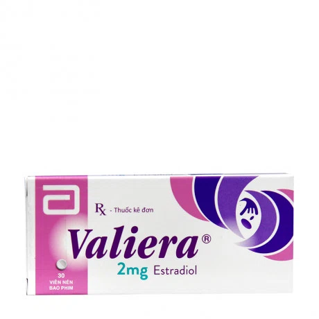 Viên nén Valiera 2mg điều trị rối loạn vận mạch từ trung bình đến nặng (1 vỉ x 10 viên)