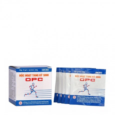 Viên hoàn cứng Độc hoạt tang kí sinh OPC điều trị viêm khớp tê nhức (hộp 10 gói)