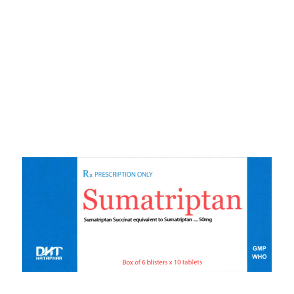 Sumatripsan (Hộp 6 vỉ x 10 viên)