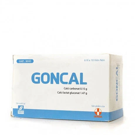 Goncal  1,47g/0,15g (6vi x 10vien)