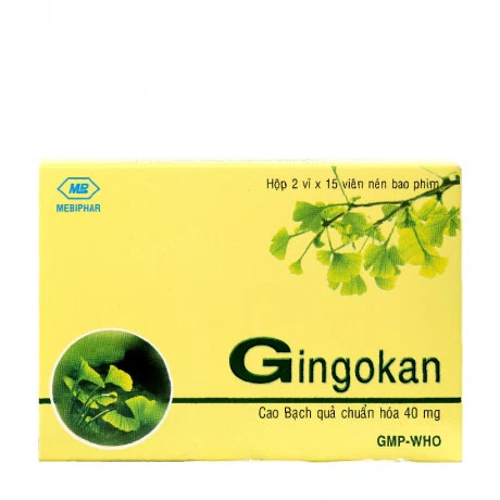 Gingokan (Hộp 2 vỉ x 15 viên)