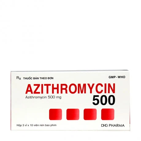 Zaromax (Azithromycin) 500mg (3Vi x 10Vien) DHG