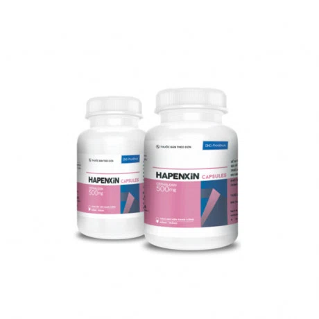 Hapenxin 250mg Caps (Hồng-Trắng) (Chai 100 Viên)