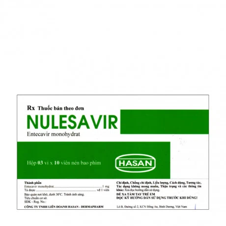 Nulesavir (Hộp 3 vỉ x 10 viên)