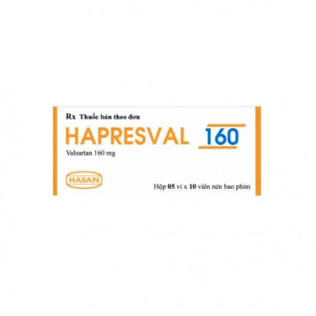 Hapresval 160mg (5 vỉ x 10 viên)