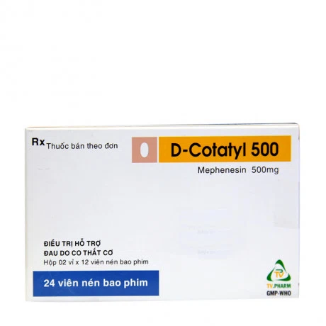 D-Cotatyl 500 (Hộp 2 vỉ x 12 viên)