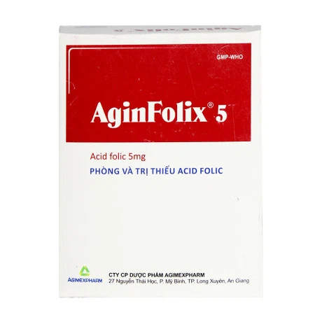 Aginfolix 5mg (10vi x 10vien)
